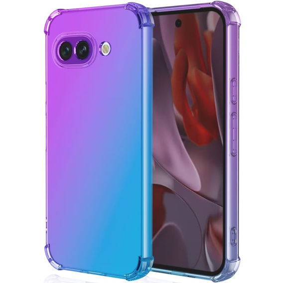 Puzdro pre Google Pixel 9A, Gradient Dropproof, Fialová / modrá