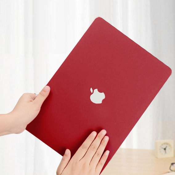 Puzdro pre MacBook Air 13 A2337 M1 A2179 A1932, HardShell, červené