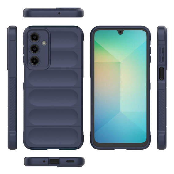 Obal na mobil pre Samsung Galaxy A36, Gaming Shockproof, tmavomodré