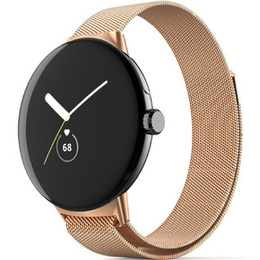 Pasek Bransoleta Milanese do Google Pixel Watch, Różowe złoto