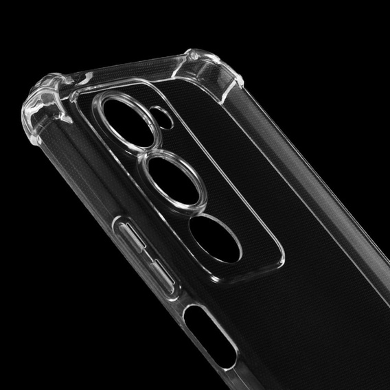 Puzdro pre Xiaomi Redmi 15 5G / 4G, vystužené, s ochranou fotoaparátu, priehľadné