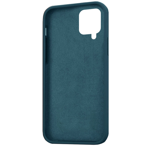 Obal na mobil pre Samsung Galaxy A12 / M12 / A12 2021, Silicone Lite, tmavozelené