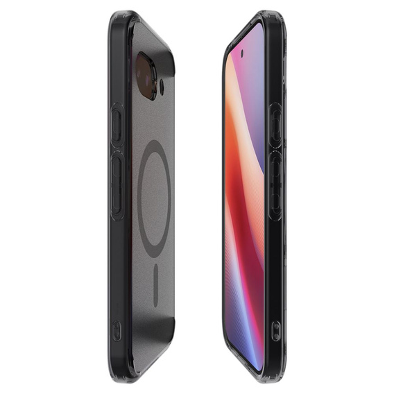 Puzdro MagSafe Spigen pre Google Pixel 9A, Ultra Hybrid, matný / čierny + tvrdené sklo 9H