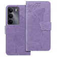 Klapkové puzdro pre Realme 14X / Realme C75, Butterfly, fialové