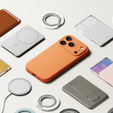 Puzdro Ringke pre iPhone 17 Pro Max, silikónové magnetické puzdro MagSafe, mandarínka