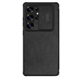 Flipové puzdro NILLKIN pre Samsung Galaxy S25 Ultra, CamShield Qin Pro, kožené, čierne