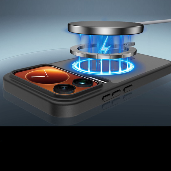 Fusion Hybrid puzdro pre MagSafe pre Xiaomi 17 Pro Max, čierne