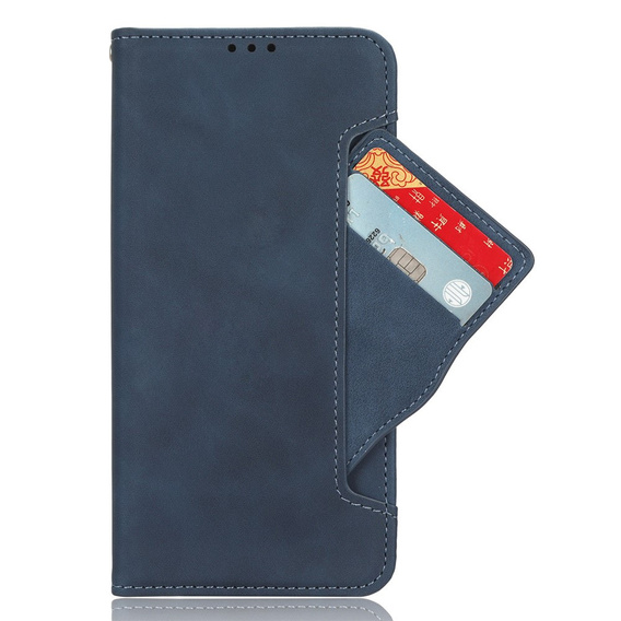 Klapkové puzdro pre Oppo Reno 14F, slot na karty, peňaženka, námornícka modrá