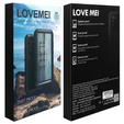 Love Mei Obal na mobil pre Samsung Galaxy S20 FE 4G/5G, armored with glass, čierne