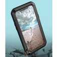 Love Mei Obal na mobil pre iPhone 12 Pro, armored with glass, čierne