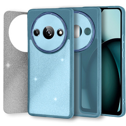 Obal na mobil pre Xiaomi Redmi A3, Glittery Powder, modré