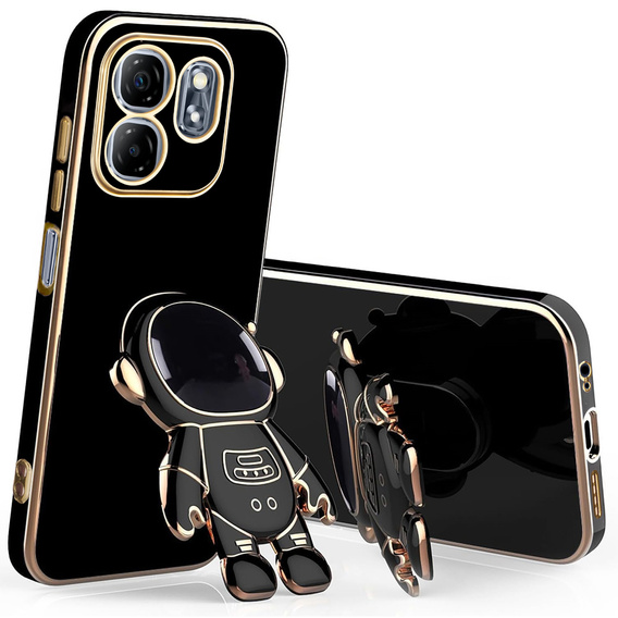 Obal na mobil pre Infinix Hot 50i 4G, Astronaut, čierne