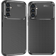 Obal na mobil pre Samsung Galaxy A34 5G, Carbon Gel, čierne