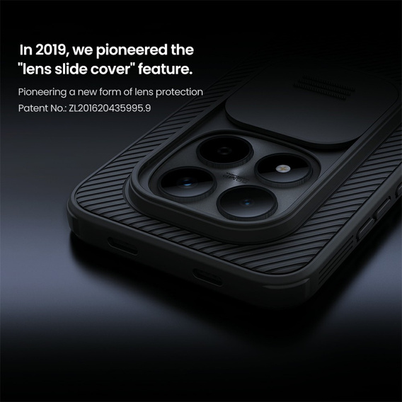 Puzdro NILLKIN Camshield Pro s krytom fotoaparátu pre Xiaomi Redmi Note 15 Pro 5G