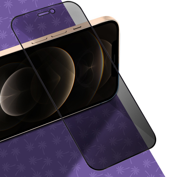 Tmavé sklo na ochranu súkromia Shy Palm pre iPhone 12 Pro Max