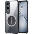 Puzdro pre OnePlus Nord CE4 Lite, s magnetickým štítkom, transparentné / čierne