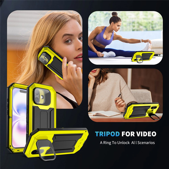 Puzdro R-JUST s ochranným sklom a stojanom pre iPhone 17