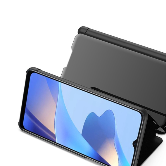 Obal na mobil pre Oppo A16 / A16s / A54s, Clear View, čierne