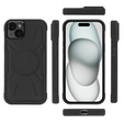 Puzdro pre iPhone 15 Plus, ERBORD Armor Mag, čierne
