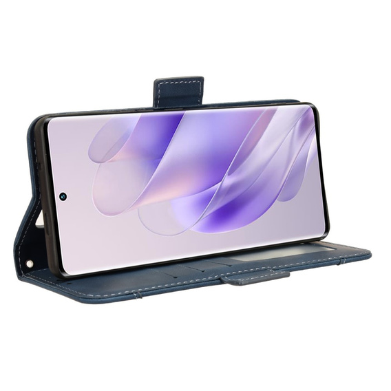 Klapkové puzdro pre Infinix Zero 30 5G, Card Slot, tmavomodré