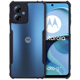 Obal na mobil pre Motorola Moto G14, AntiDrop Hybrid, čierne