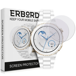 3x ERBORD Hydrogélová fólia pre Huawei Watch GT 3 Pro 43mm