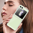 Obal na mobil pre Samsung Galaxy Z Flip 5 5G, Fusion Hybrid, priehľadné