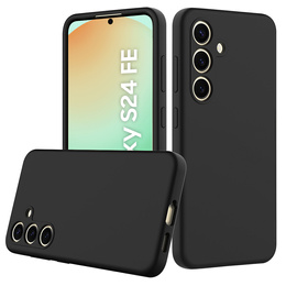 Obal na mobil pre Samsung Galaxy S24 FE, Silicone MagSafe, čierne