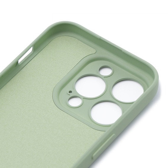 Obal na mobil pre iPhone 15 Pro Max, Silicone Lite, zelený