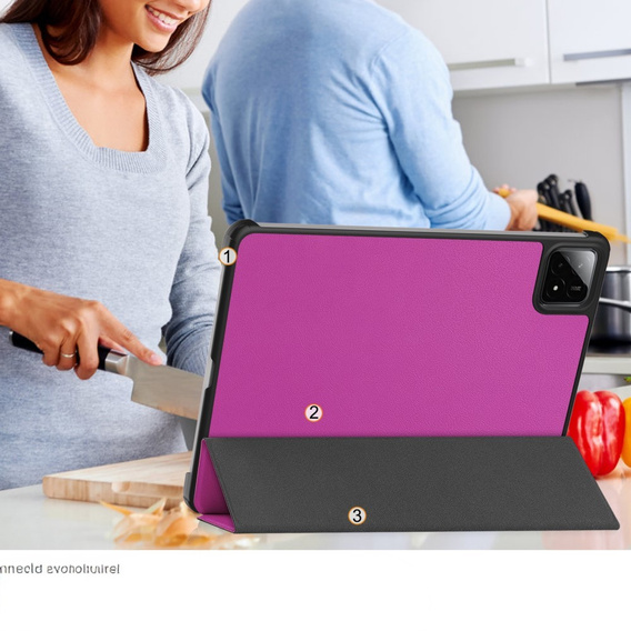 Puzdro pre Xiaomi Pad 7 / 7 Pro, Smartcase, fialové