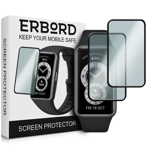 2x hybridné sklo ERBORD pre Huawei Band 6