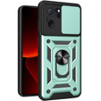Obal na mobil pre Xiaomi 13T / 13T Pro, CamShield Slide, zelený