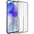 2x tvrdené sklo ERBORD 3D pre Samsung Galaxy A55 5G pre celý displej