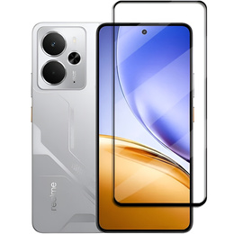 3D tvrdené sklo pre Realme 14 5G / Realme 14T 5G, čierny rám