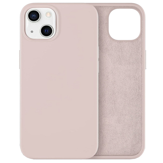 Obal na mobil pre iPhone 14, Silicone Lite, ružové