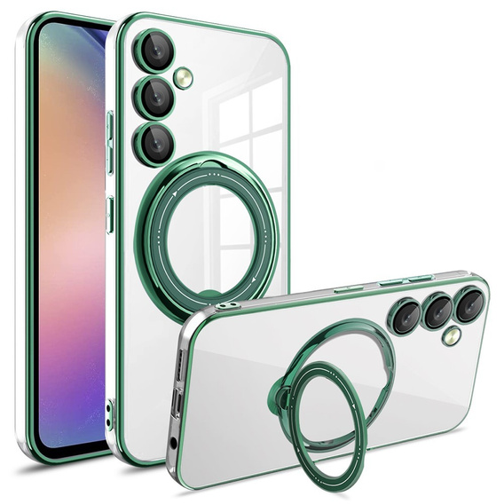 Magnetické puzdro pre Samsung Galaxy A36 5G, pre MagSafe, zelený