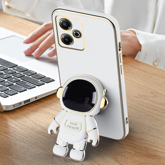 Obal na mobil pre Xiaomi Redmi 13, Astronaut, biele
