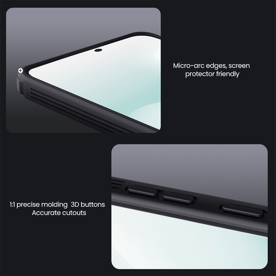 Puzdro Nillkin pre Samsung Galaxy S25 FE, CamShield Pro MagSafe, čierne