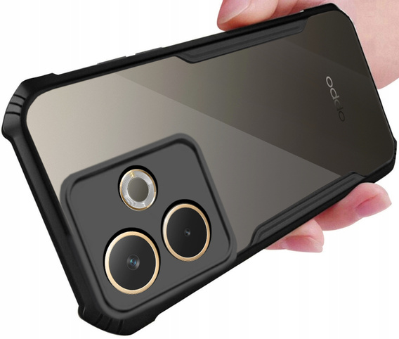 Obal na mobil pre Oppo A5 Pro 5G, AntiDrop Hybrid, čierne