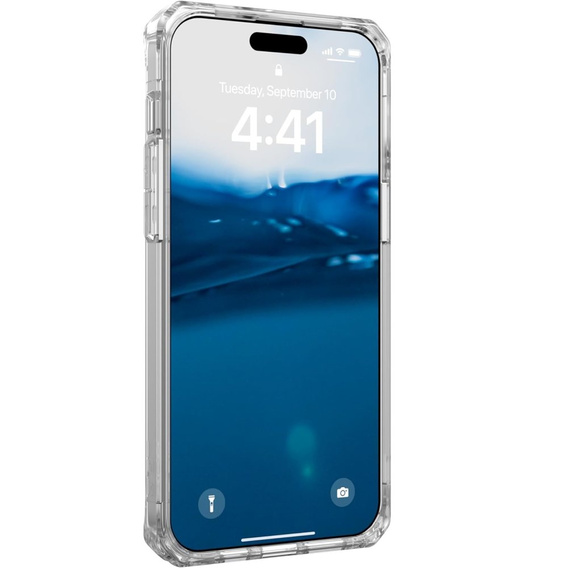 Puzdro Urban Armor Gear pre iPhone 15 Pro Max, Plyo, priehľadné