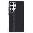 Puzdro pre Samsung S25 Ultra, Carbon Fiber MagSafe, čierne