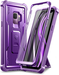 Obrnené puzdro pre Samsung Galaxy S9, Dexnor Full Body, fialové
