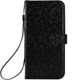 Flipové puzdro pre Xiaomi Redmi A5, Wallet Rhombus, čierne