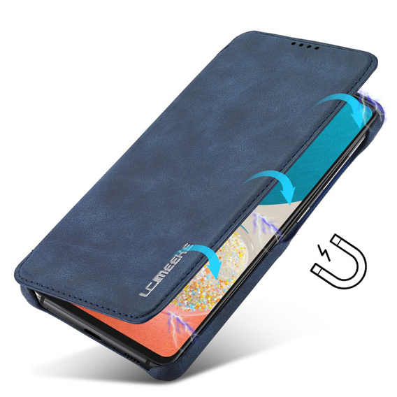 Klapkové puzdro pre Samsung Galaxy A53 5G, LC.IMEEKE, modré