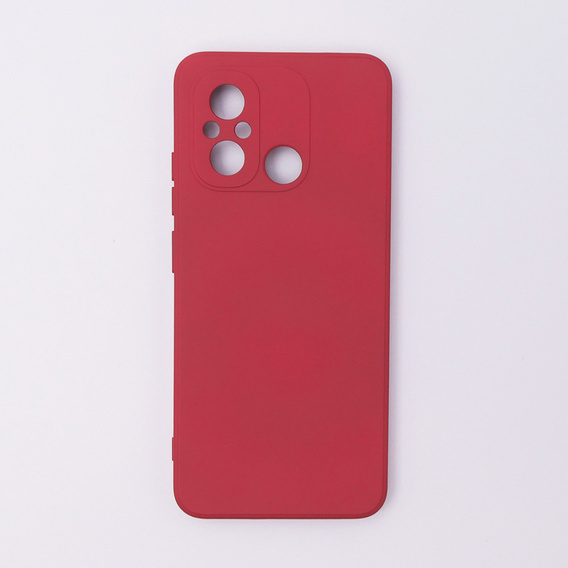 Obal na mobil pre Xiaomi Redmi 12C, Silicone Lite, červené