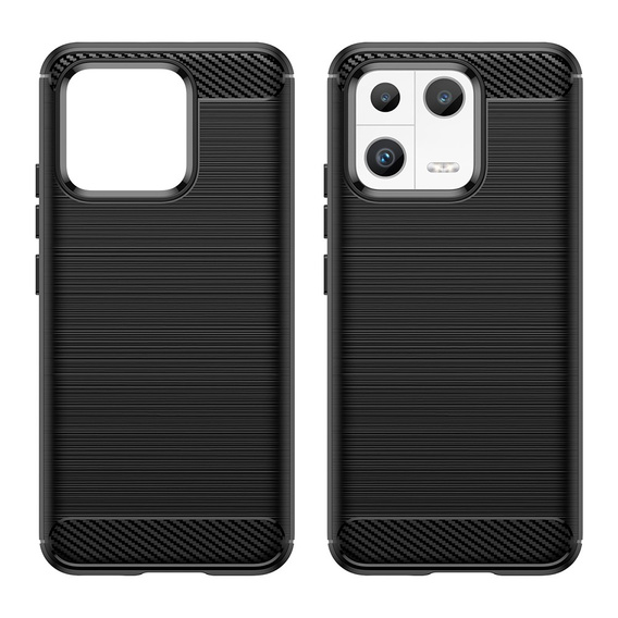 Obal na mobil pre Xiaomi 13, Carbon, čierne
