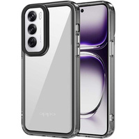 Obal na mobil pre Oppo Reno 12, Fusion Hybrid, transparentné / čierne