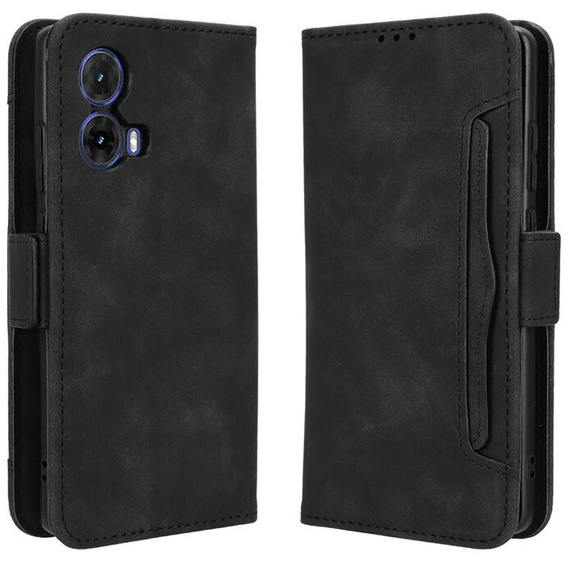 Klapkové puzdro pre Motorola Moto G85, Card Slot, čierne