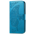 Klapkové puzdro pre Xiaomi 13, Butterfly, modré
