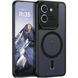 Puzdro pre Motorola Edge 50 Neo / ThinkPhone 25, pre MagSafe, ERBORD Matt Case, čierny